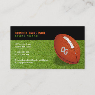 Professional Coach   Rugby Master Sport Business Card