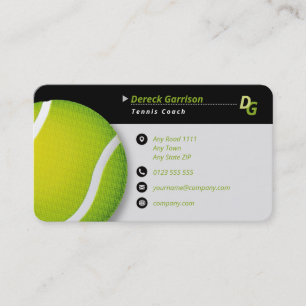 Professional Coach   Tennis Master Sport Business Card
