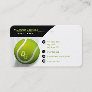 Professional Coach   Tennis Master Sport Business Card