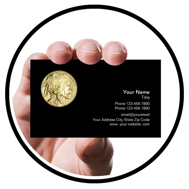 Professional Coin Collector Business Card (Creator Uploaded)