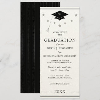 Professional College Graduation Announcement