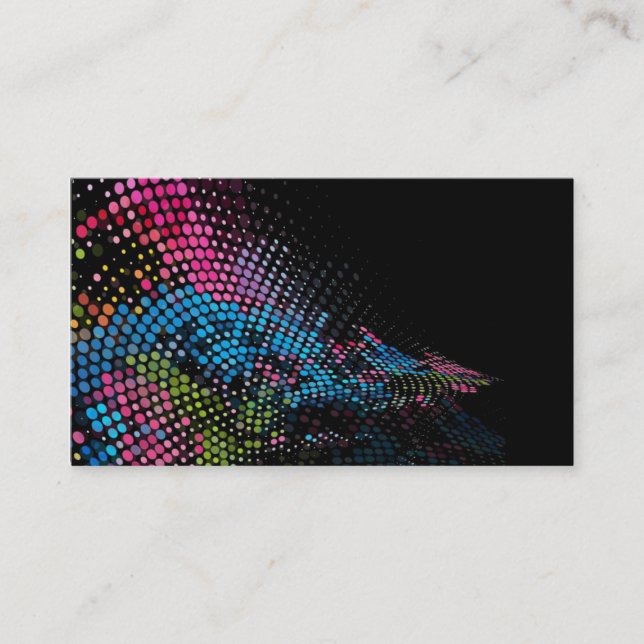 professional colourful double-sided business card (Front)