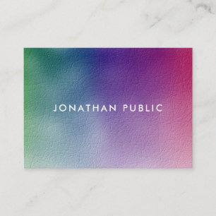 Professional Colourful Elegant Simple Template Top Business Card