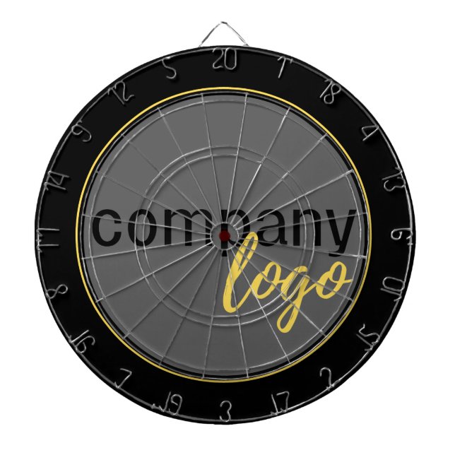 PROFESSIONAL COMPANY BRAND BUSINESS LOGO TEMPLATE DARTBOARD (Front)