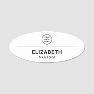 Professional Company Logo Name Tag