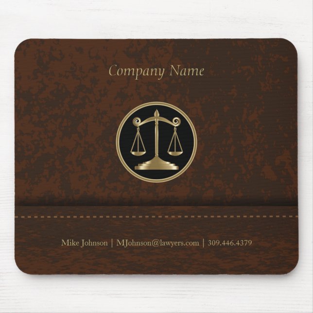 Professional Company Styled | Lawyers Mouse Mat (Front)