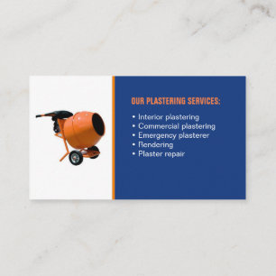 Professional concrete contractor business card