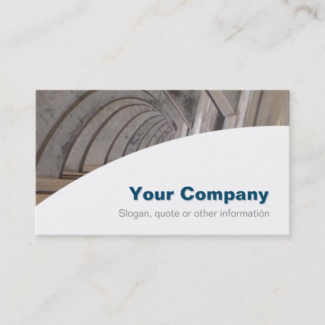 Professional Construction Business Card (Front)