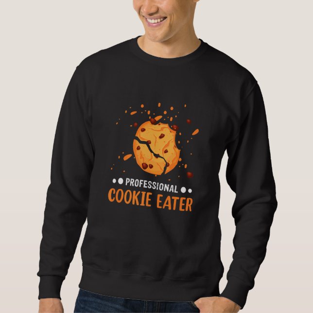 Professional Cookie Eater Baking Team Gingerbread  Sweatshirt (Front)