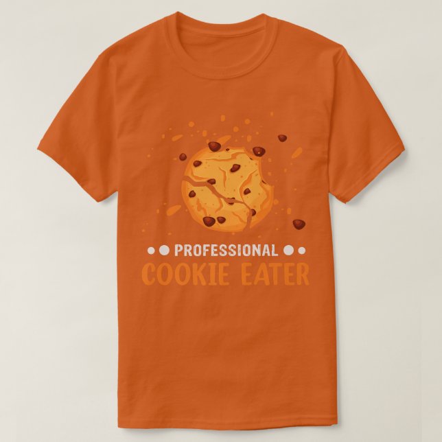 Professional Cookie Eater Baking Team Gingerbread  T-Shirt (Design Front)