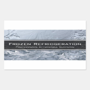Professional Cooling Servicing - Business Card Rectangular Sticker