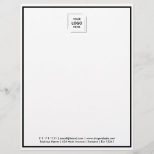 Professional Corporate Business Letter Template Custom Letterhead
