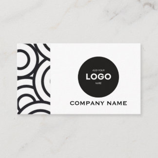 Professional Corporate Logo & QR Code Business Car Card