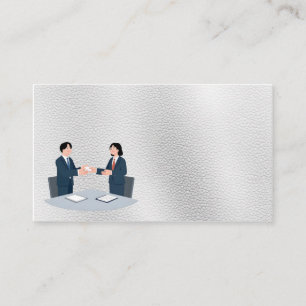 Professional Corporate Networking & Partnership Bu Business Card