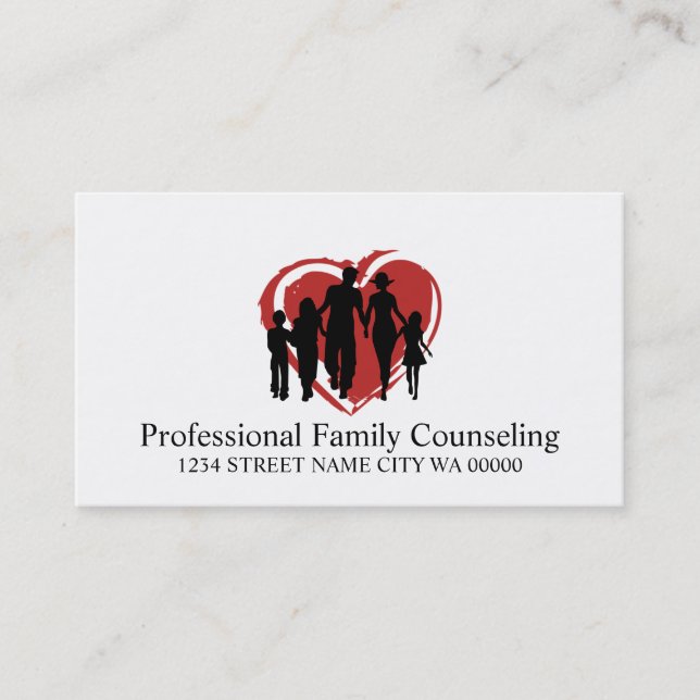 Professional Counseling Business Card (Front)