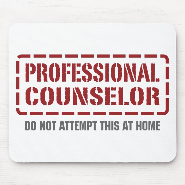 Professional Counsellor Mouse Mat (Front)