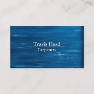 Professional Create Your Own Wooden Carpenter Business Card