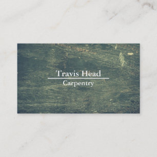 Professional Create Your Own Wooden Carpenter Business Card