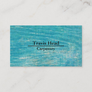 Professional Create Your Own Wooden Carpenter Business Card
