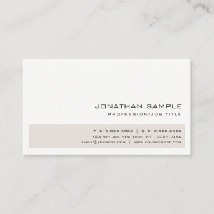 Professional Creative Elegant Colors Trendy Sleek Business Card