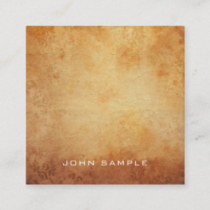 Professional Creative Plain Standard Matte Luxury Square Business Card