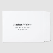 Professional Custom Address Envelope Mailers Desig