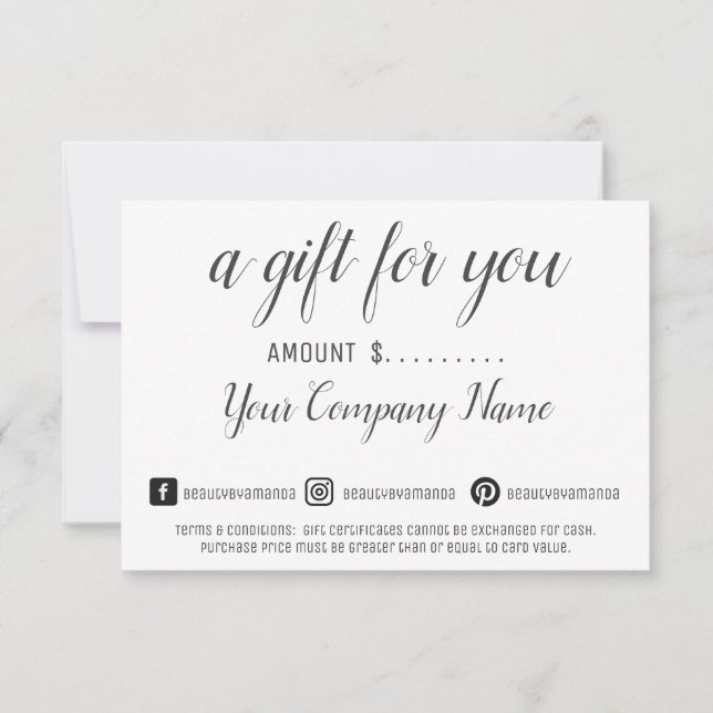 Professional Custom  Business Certificate (Front)