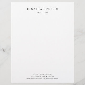 Professional Custom Business Custom Letterhead