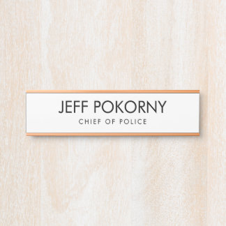 Professional Custom Business Door Sign