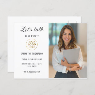 Professional Custom Business Holiday Postcard