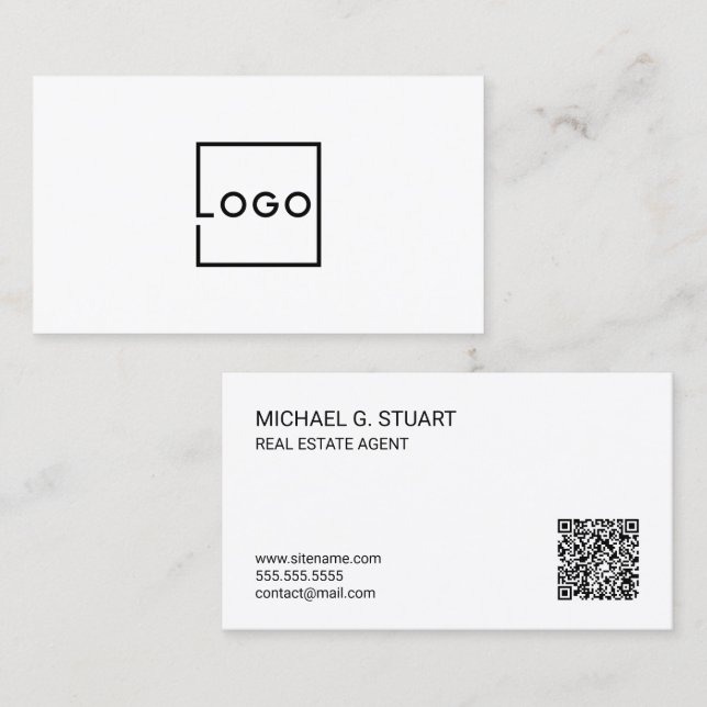 Professional Custom Business Logo Card (Front/Back)