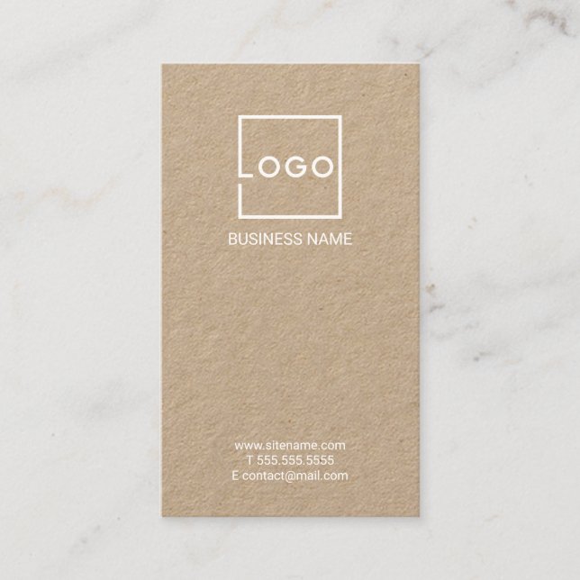 Professional Custom Business Logo Card (Front)