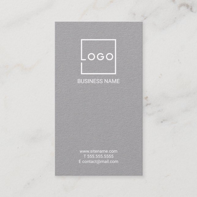 Professional Custom Business Logo Card (Front)