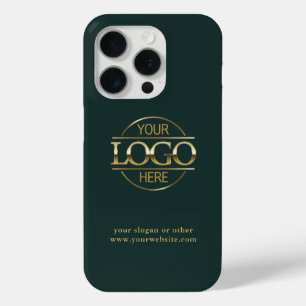 Professional Custom Business Logo Dark Green Case