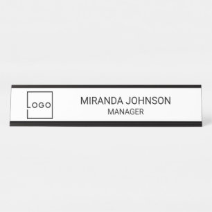 Professional Custom Business Logo Desk Name Plate