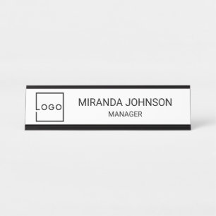 Professional Custom Business Logo Desk Name Plate