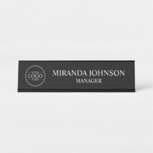 Professional Custom Business Logo Desk Name Plate