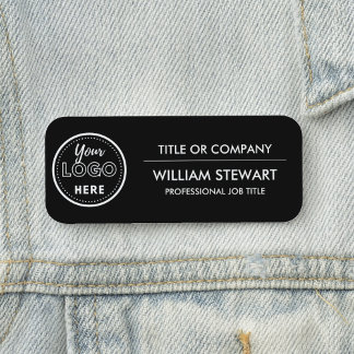 Professional Custom Business Logo Employee Staff Name Tag