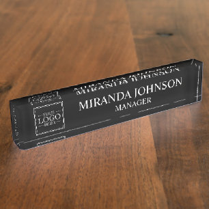 Professional Custom Business Logo Nameplate