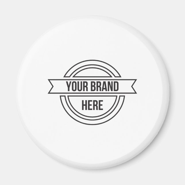 Professional Custom Business Logo Promotion Magnet (Front)