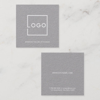 Professional Custom Business Logo Square Business Card