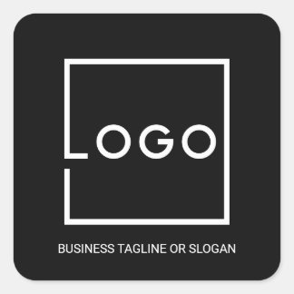 Professional Custom Business Logo Square Sticker