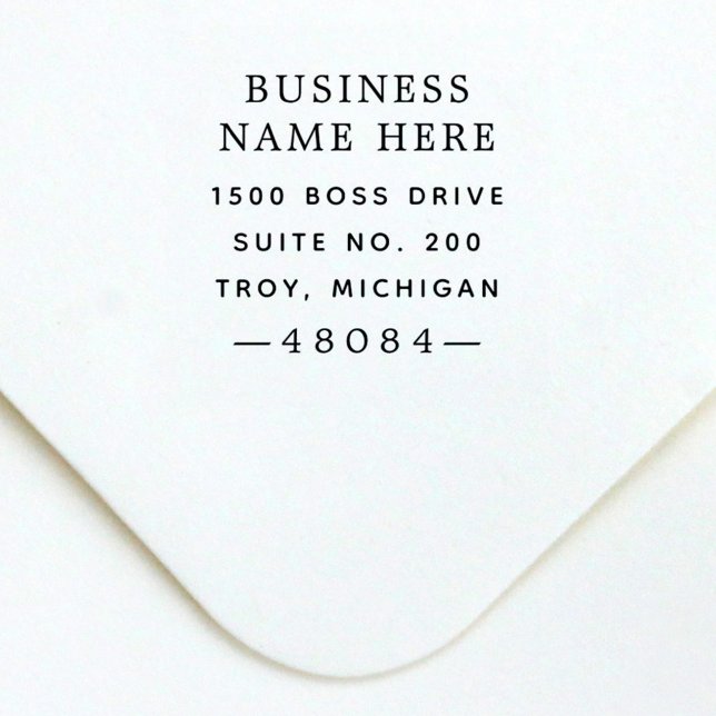 Professional Custom Business Name Return Address Self-inking Stamp (Creator Uploaded)