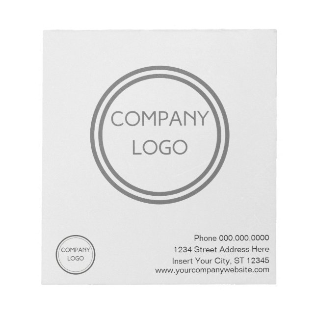 Professional Custom  Business Notepad (Front)