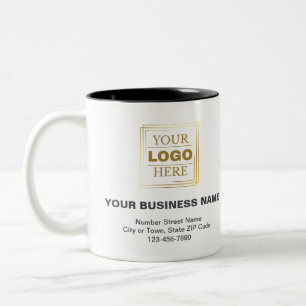 Professional Custom  Business Two-Tone Coffee Mug