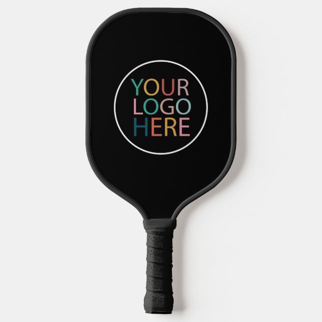 Professional Custom Company Logo Business Black Pickleball Paddle (Back)
