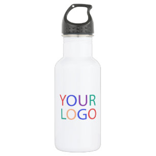 Professional Custom Company Logo Business White    532 Ml Water Bottle