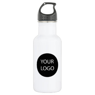 Professional Custom Company Logo Business White 532 Ml Water Bottle
