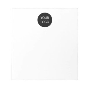 Professional Custom Company Logo Business White Notepad