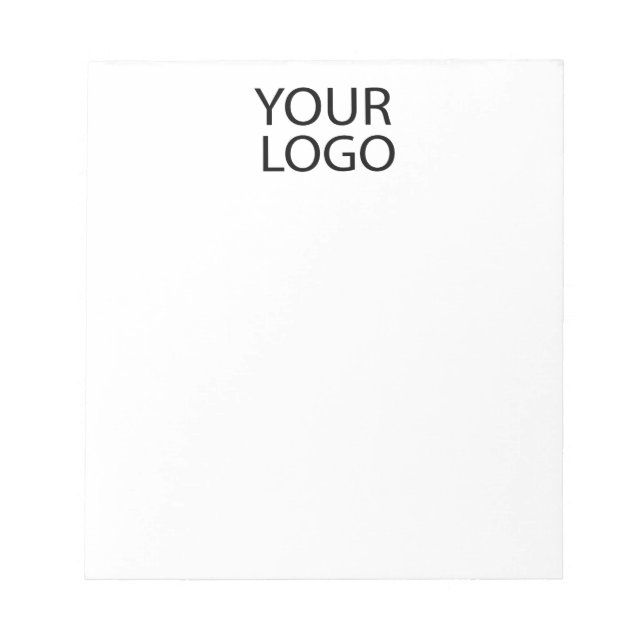 Professional Custom Company Logo Business White Notepad (Front)